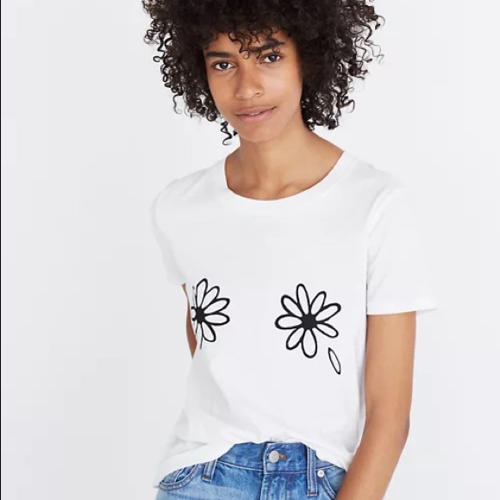 Madewell Daisies Tee
